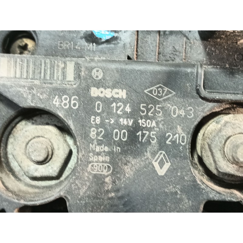 Recambio de alternador para renault laguna ii (bg0) 2.2 dci turbodiesel referencia OEM IAM 0124525043 8200175210 