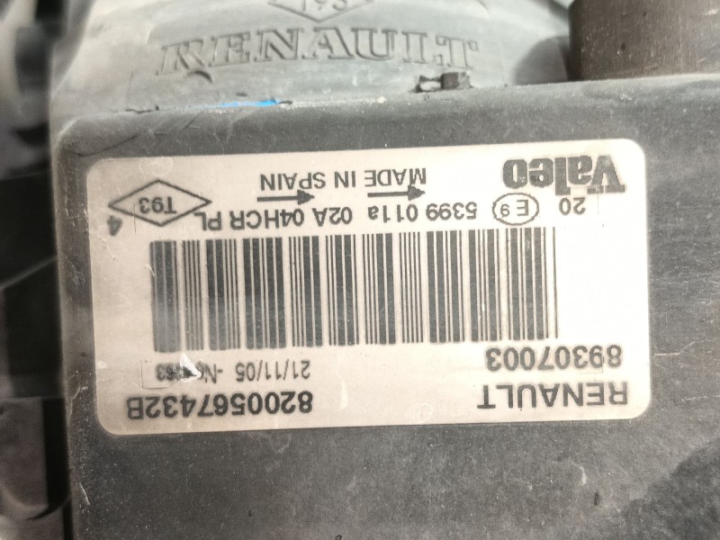 Recambio de piloto delantero derecho para renault megane ii berlina 5p confort authentique referencia OEM IAM   