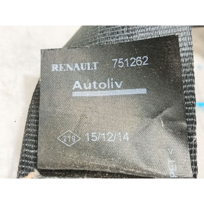 Recambio de cinturon seguridad trasero izquierdo para dacia duster ambiance 4x2 referencia OEM IAM   