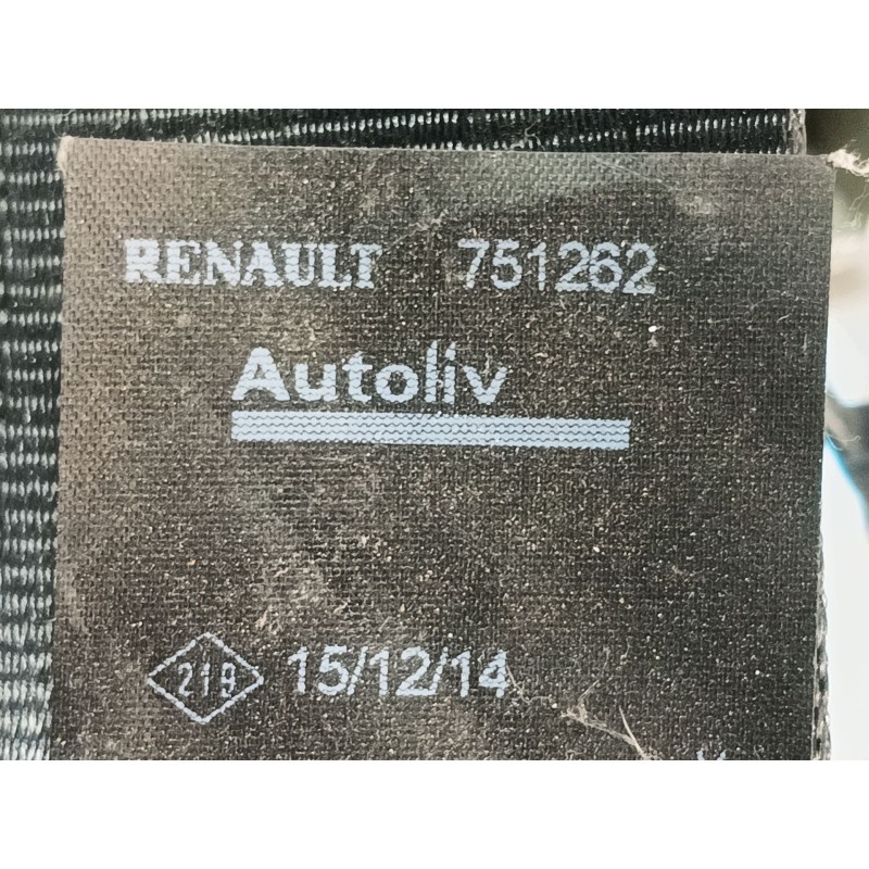 Recambio de cinturon seguridad trasero derecho para dacia duster ambiance 4x2 referencia OEM IAM   