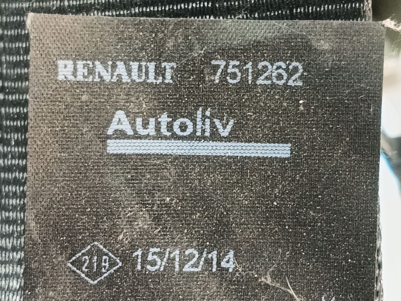 Recambio de cinturon seguridad trasero derecho para dacia duster ambiance 4x2 referencia OEM IAM   