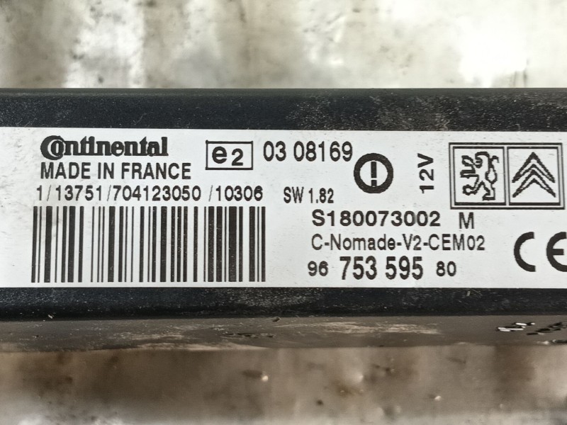 Recambio de modulo electronico para citroën c3 sx referencia OEM IAM   