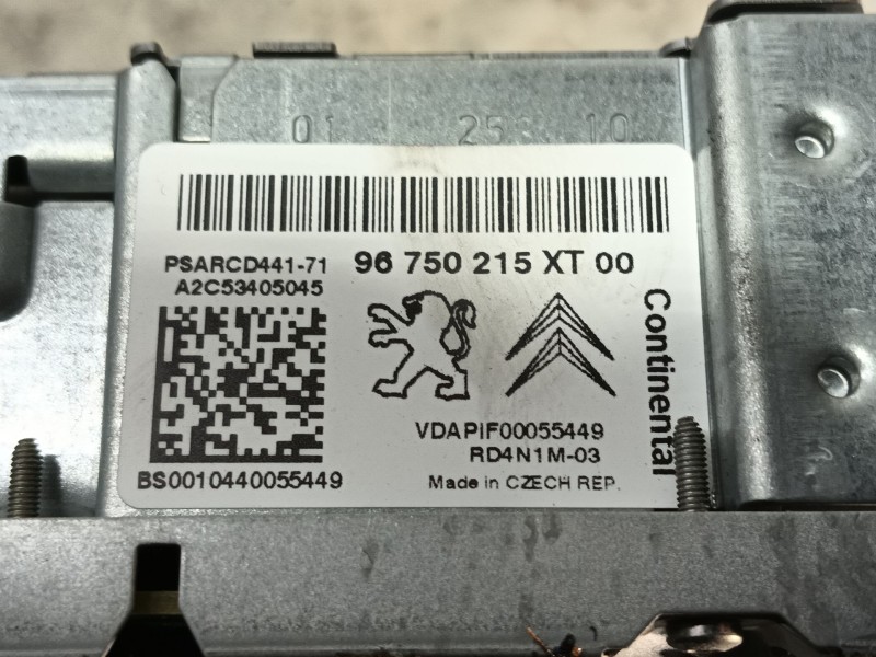 Recambio de sistema audio / radio cd para citroën c3 sx referencia OEM IAM   