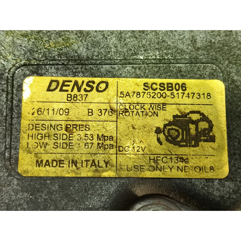 Recambio de compresor aire acondicionado para ford ka (ccu) titanium referencia OEM IAM   
