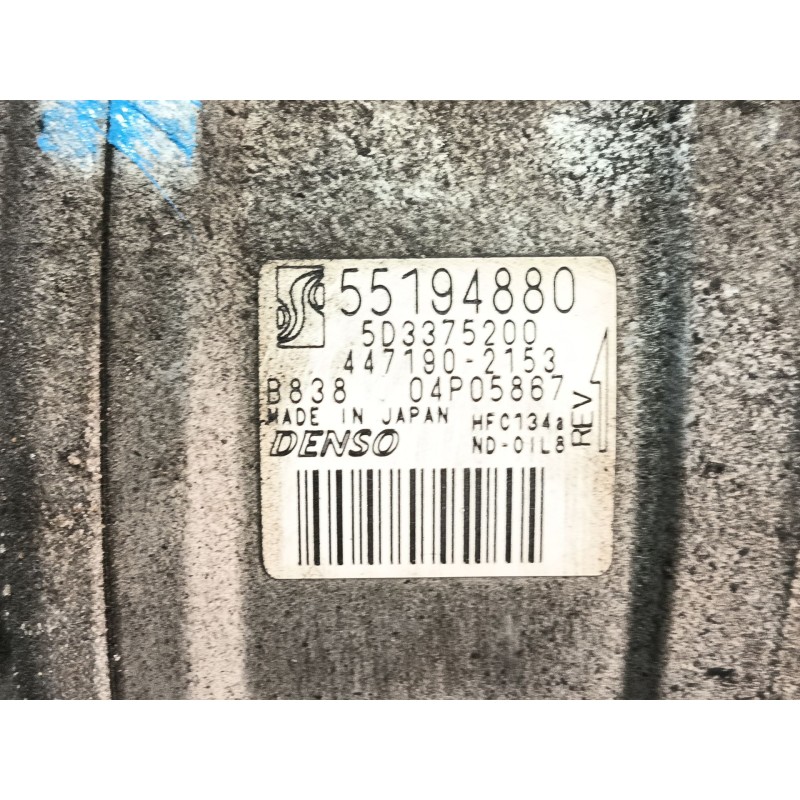 Recambio de compresor aire acondicionado para fiat punto (199) pop referencia OEM IAM   