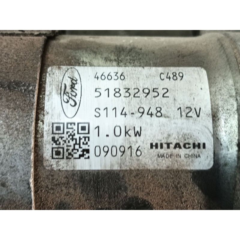 Recambio de motor arranque para ford ka (ccu) titanium referencia OEM IAM   