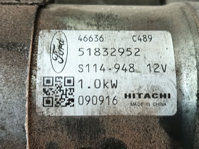 Recambio de motor arranque para ford ka (ccu) titanium referencia OEM IAM   