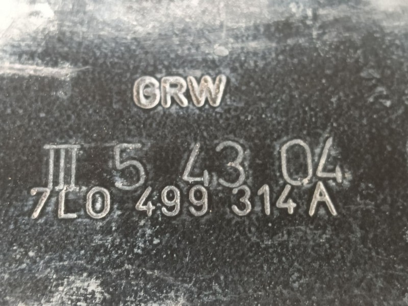 Recambio de puente delantero para porsche cayenne (9pa) s 4.5 referencia OEM IAM 7L0499314A  
