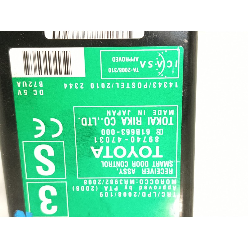 Recambio de modulo electronico para toyota prius (_w3_) 1.8 hybrid (zvw3_) referencia OEM IAM   