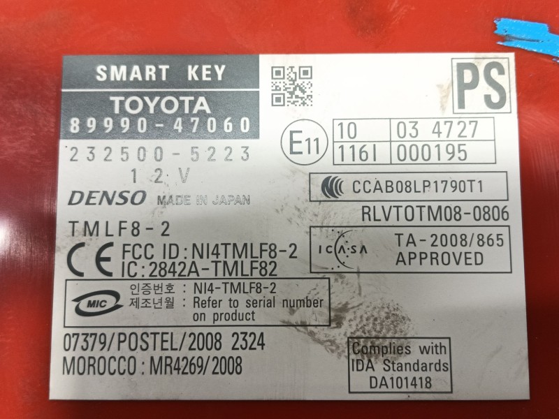 Recambio de modulo electronico para toyota prius (_w3_) 1.8 hybrid (zvw3_) referencia OEM IAM   