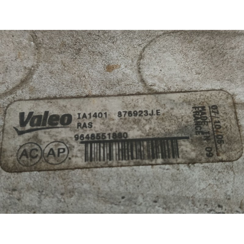 Recambio de intercooler para peugeot 307 sw (3h) 1.6 hdi 110 referencia OEM IAM 9648551880  