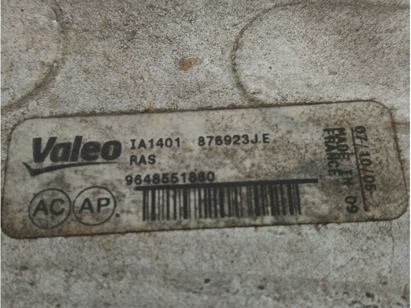 Recambio de intercooler para peugeot 307 sw (3h) 1.6 hdi 110 referencia OEM IAM 9648551880  