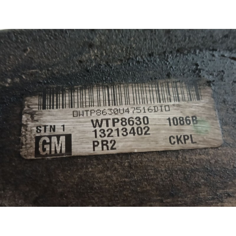 Recambio de intercooler para opel astra h gtc (a04) 1.9 cdti (l08) referencia OEM IAM 13213402  WTP8630