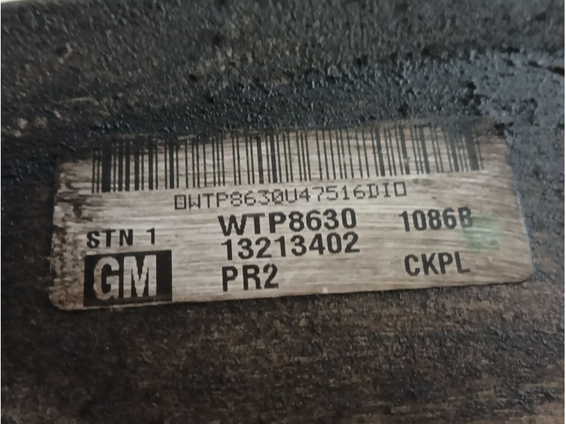 Recambio de intercooler para opel astra h gtc (a04) 1.9 cdti (l08) referencia OEM IAM 13213402  WTP8630