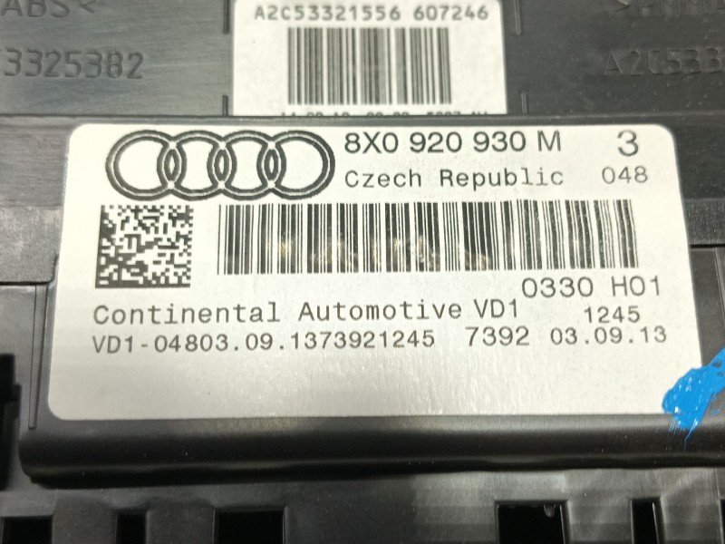Recambio de cuadro instrumentos para audi a1 sportback (8xa) attraction referencia OEM IAM   