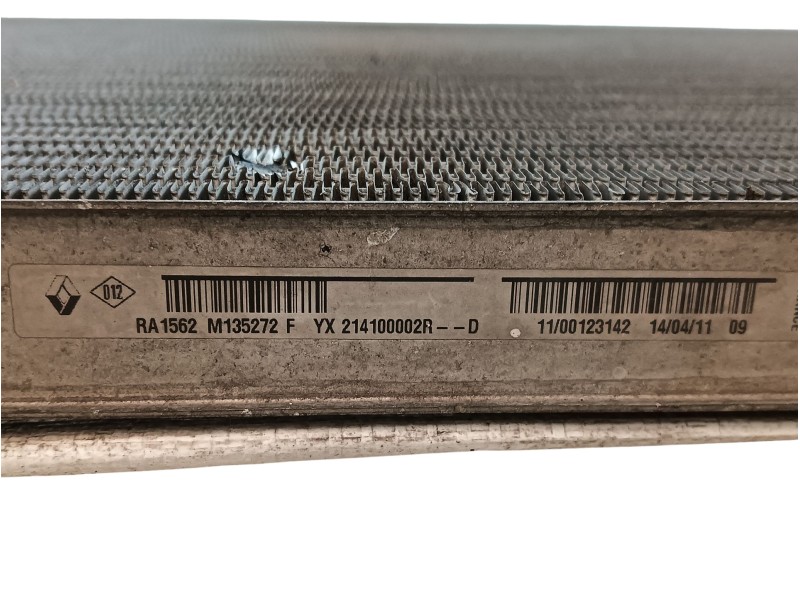 Recambio de radiador agua para renault scénic iii (jz0/1_) 1.5 dci (jz02, jz0r) referencia OEM IAM 214100002R  