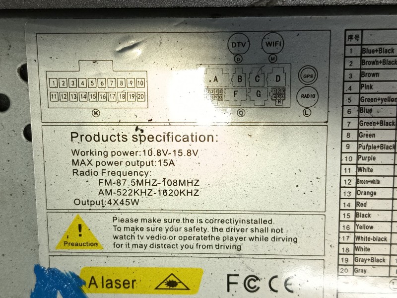 Recambio de sistema audio / radio cd para seat leon (1p1) reference referencia OEM IAM   