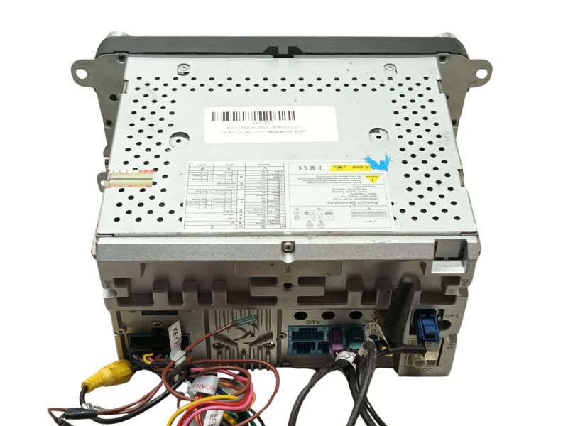 Recambio de sistema audio / radio cd para seat leon (1p1) reference referencia OEM IAM   
