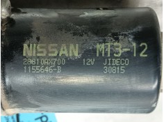 Recambio de motor limpia delantero para nissan micra (k12e) acenta referencia OEM IAM 1155646B 28810AX700 MT312 2