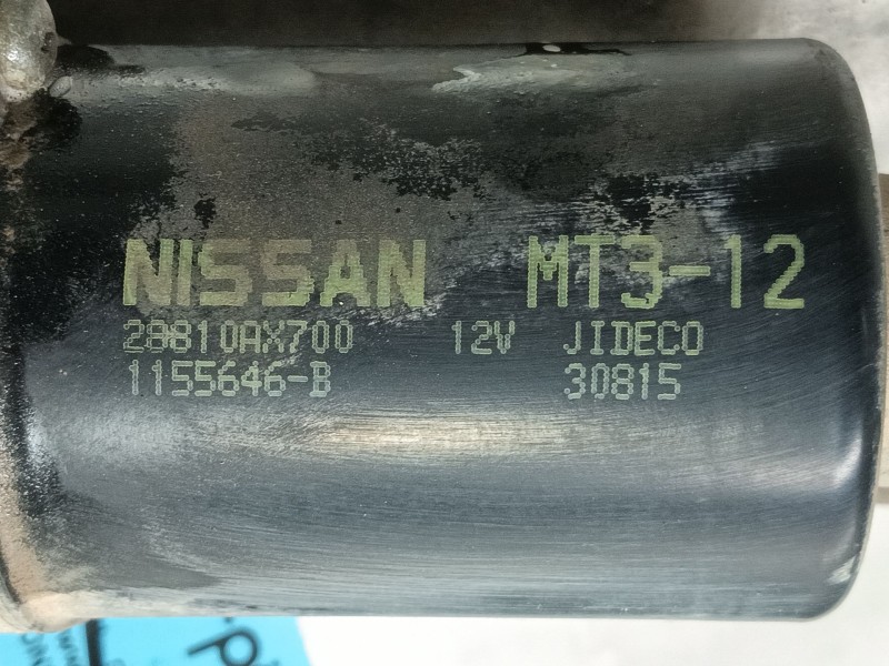 Recambio de motor limpia delantero para nissan micra (k12e) acenta referencia OEM IAM 1155646B 28810AX700 MT312