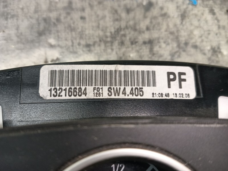 Recambio de cuadro instrumentos para opel astra h berlina cosmo referencia OEM IAM   