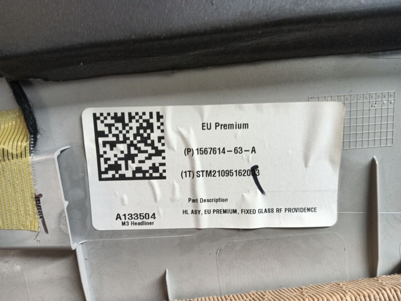 Recambio de techo interior para tesla model 3 (5yj3) ev awd referencia OEM IAM   