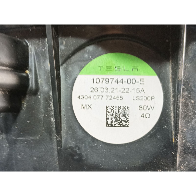Recambio de altavoz para tesla model 3 (5yj3) ev awd referencia OEM IAM   