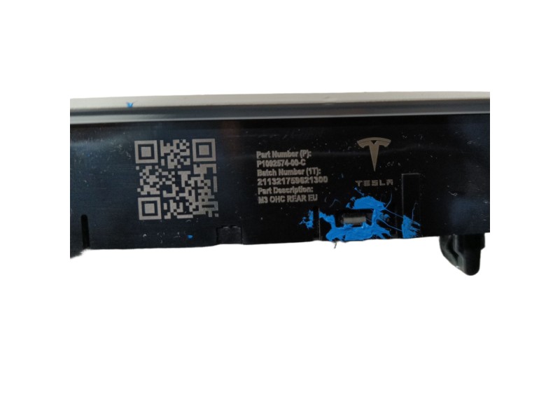 Recambio de luz interior para tesla model 3 (5yj3) ev awd referencia OEM IAM   