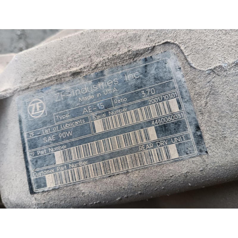 Recambio de diferencial trasero para mercedes-benz clase m (w163) 320 (163.154) referencia OEM IAM 4460060031 GRUPO TRASERO 