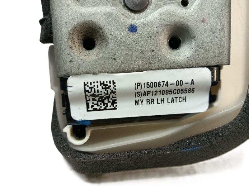 Recambio de cerradura puerta trasera izquierda para tesla model 3 (5yj3) ev awd referencia OEM IAM   