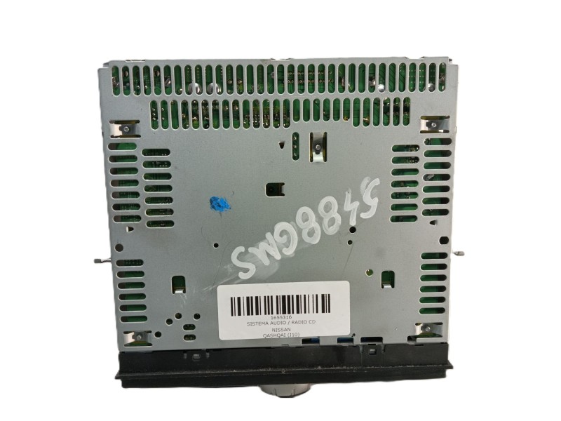 Recambio de sistema audio / radio cd para nissan qashqai (j10) acenta referencia OEM IAM   