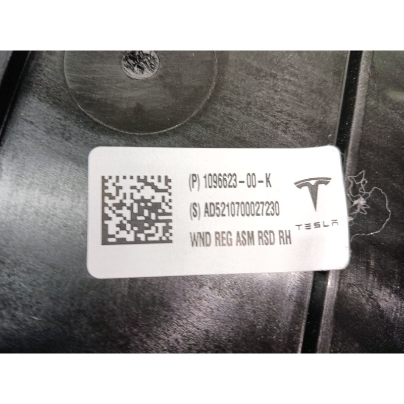 Recambio de elevalunas trasero derecho para tesla model 3 (5yj3) ev awd referencia OEM IAM   