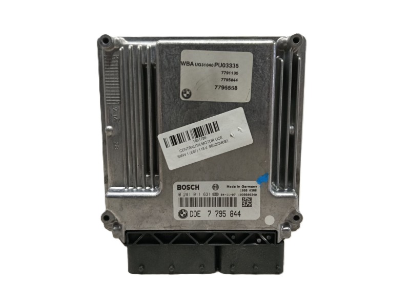 Recambio de centralita motor uce para bmw 1 (e87) 118 d referencia OEM IAM   