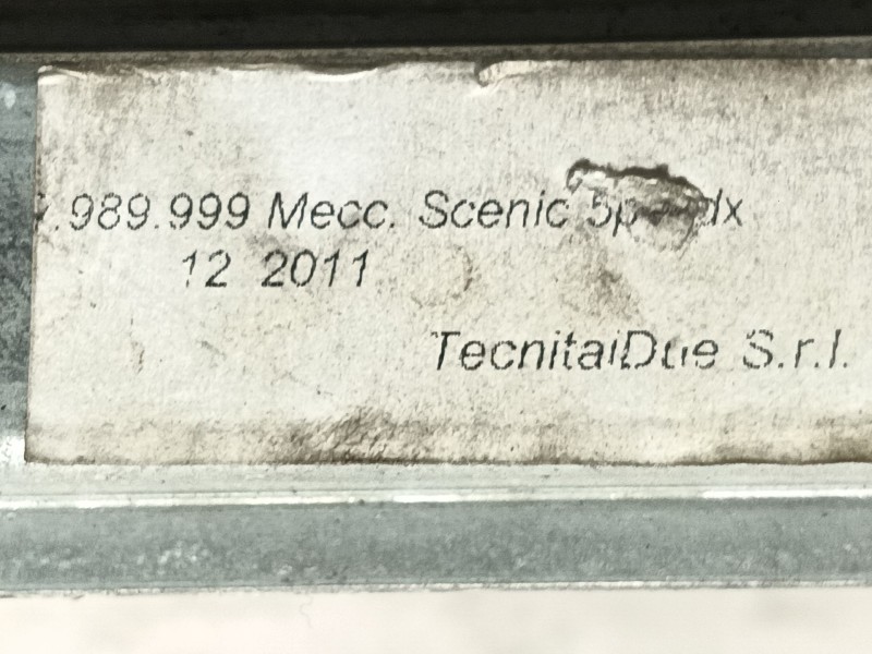 Recambio de elevalunas trasero derecho para renault scenic ii grand business referencia OEM IAM   