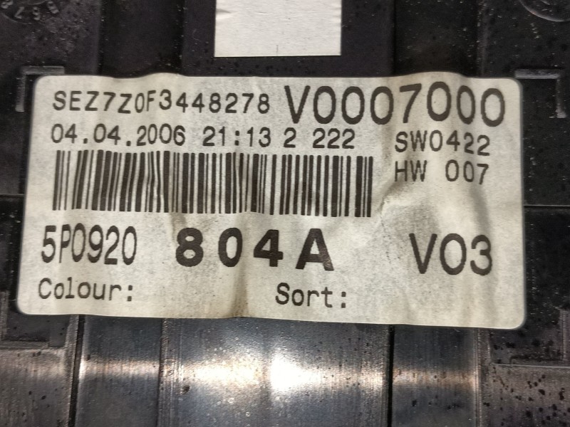 Recambio de cuadro instrumentos para seat toledo (5p2) reference referencia OEM IAM   