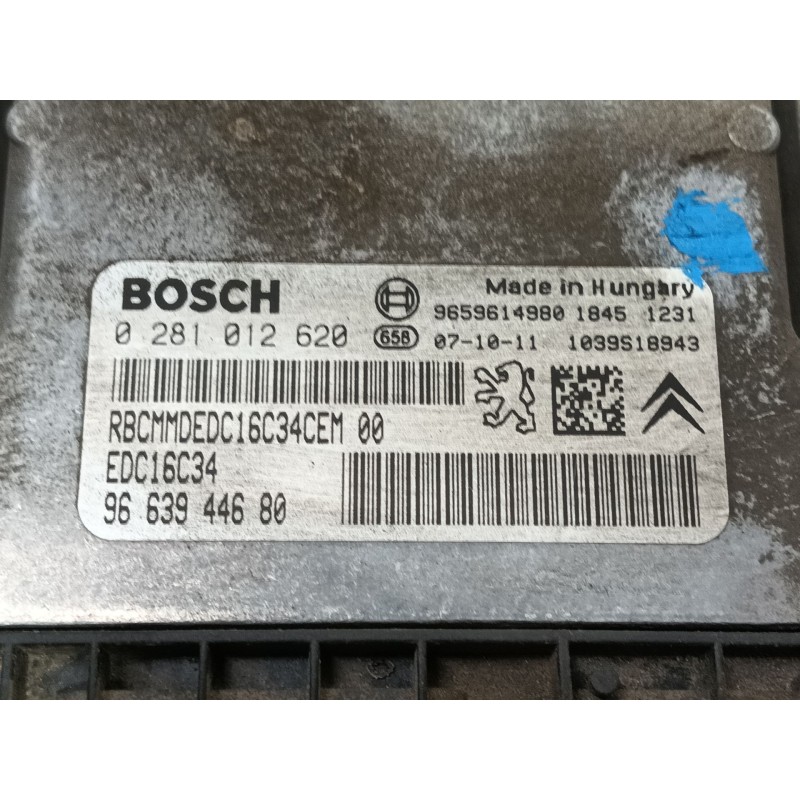 Recambio de centralita motor uce para peugeot partner (s2) combiespace referencia OEM IAM   