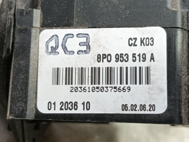 Recambio de mando limpia para audi a3 (8p) 2.0 tfsi ambiente quattro referencia OEM IAM 01203610 8P0953519A 