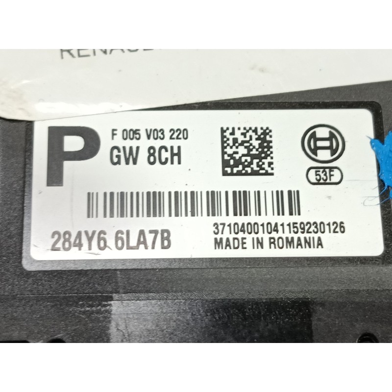 Recambio de modulo electronico para renault captur ii referencia OEM IAM F005V03220 284Y66LA7B 