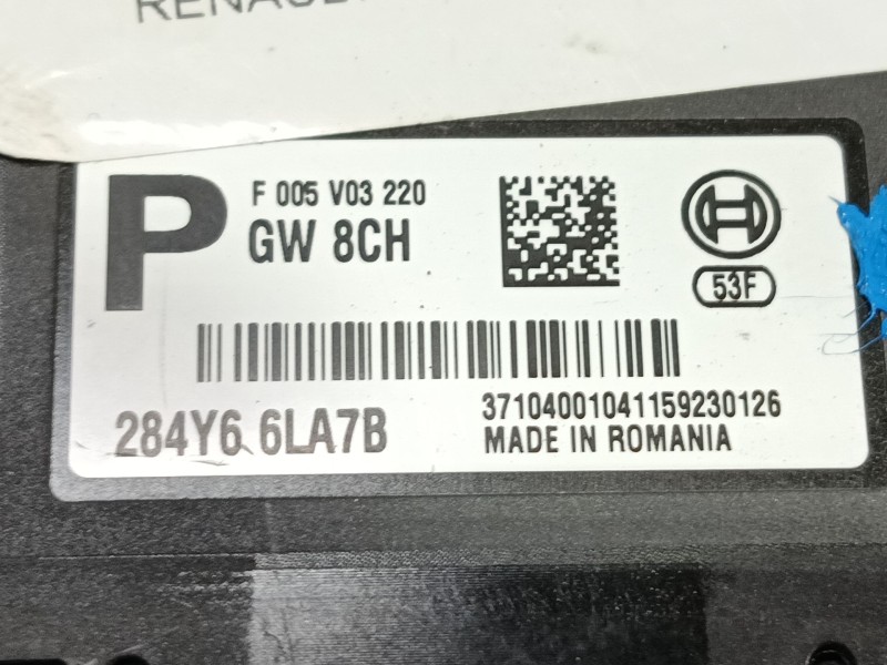 Recambio de modulo electronico para renault captur ii referencia OEM IAM F005V03220 284Y66LA7B 