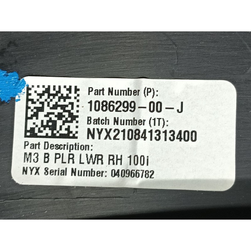 Recambio de moldura para tesla model 3 (5yj3) ev awd referencia OEM IAM   