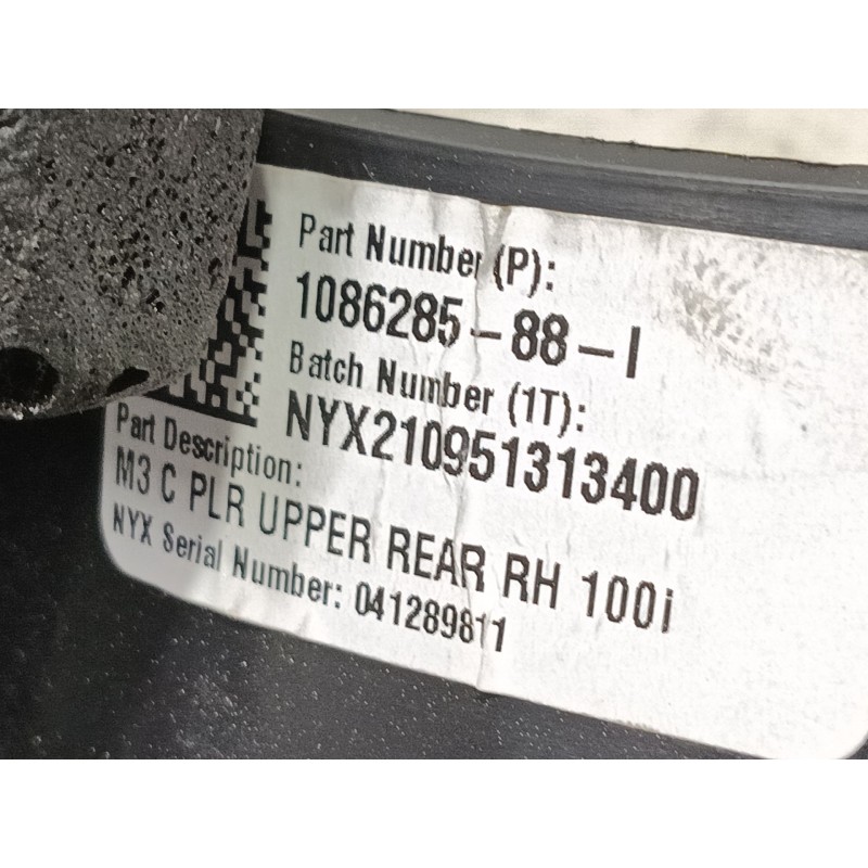 Recambio de moldura para tesla model 3 (5yj3) ev awd referencia OEM IAM  108628588I 