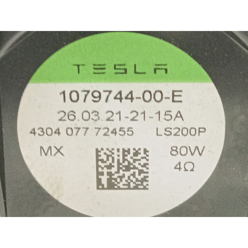 Recambio de altavoz para tesla model 3 (5yj3) ev awd referencia OEM IAM   