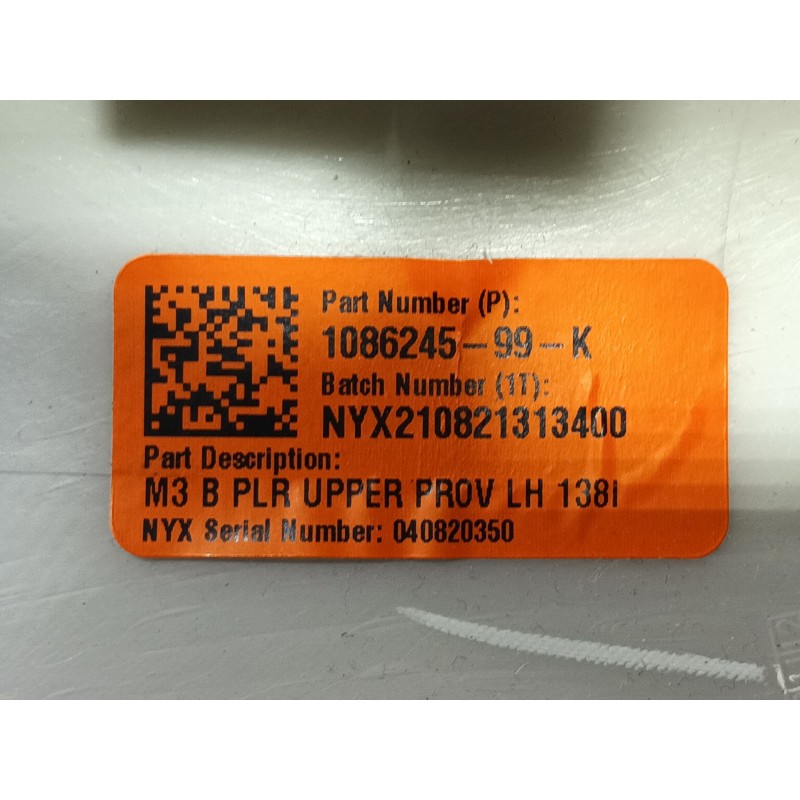 Recambio de moldura para tesla model 3 (5yj3) ev awd referencia OEM IAM   