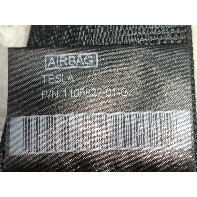 Recambio de cinturon seguridad delantero derecho para tesla model 3 (5yj3) ev awd referencia OEM IAM   