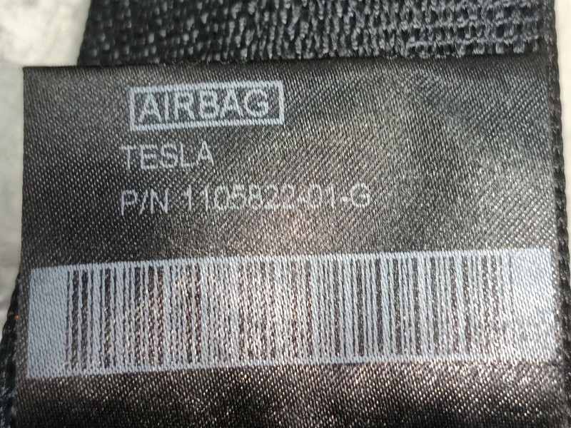 Recambio de cinturon seguridad delantero derecho para tesla model 3 (5yj3) ev awd referencia OEM IAM   