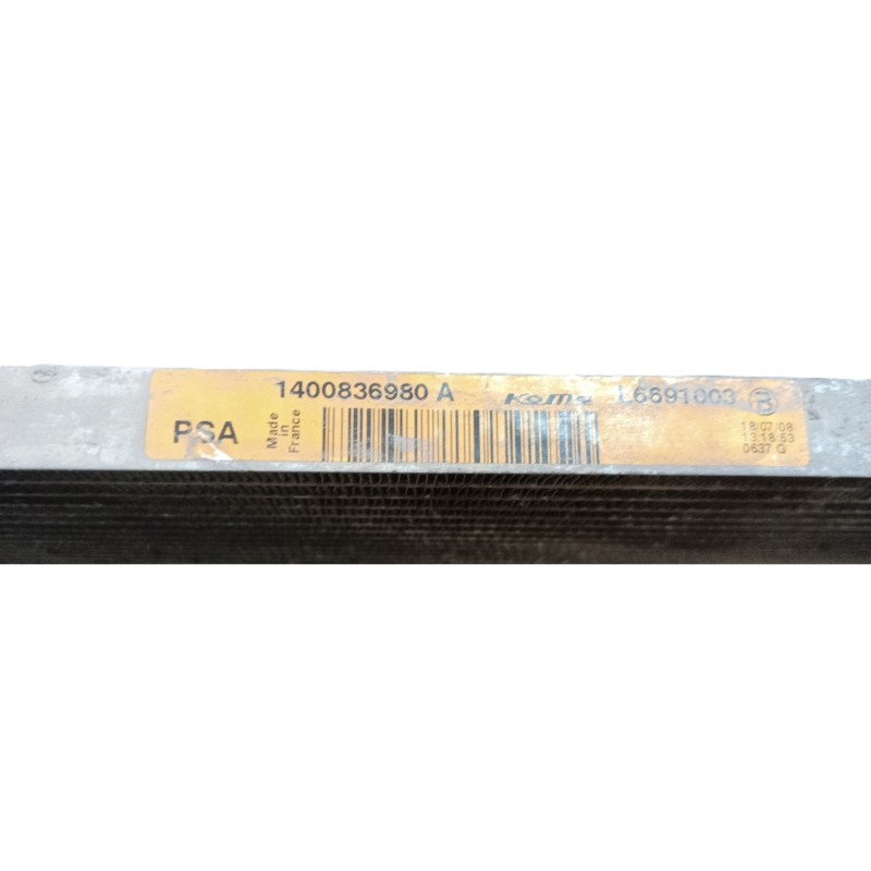 Recambio de condensador / radiador aire acondicionado para fiat scudo furgón (272) 10 business l1h1 90 multijet referencia OEM I