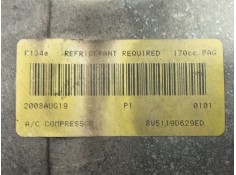 Recambio de compresor aire acondicionado para ford fiesta (cb1) ghia referencia OEM IAM    2