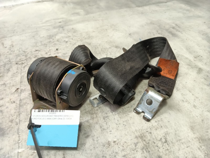 Recambio de cinturon seguridad trasero derecho para ford focus c-max (cap) ghia (d) referencia OEM IAM   