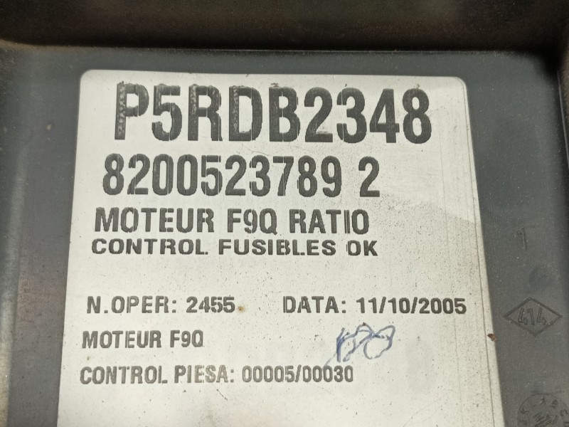 Recambio de caja reles / fusibles para renault laguna ii (bg0) authentique referencia OEM IAM   