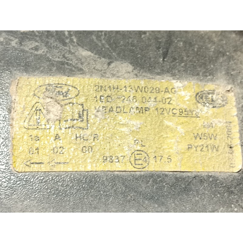 Recambio de faro derecho para ford fusion (cbk) + referencia OEM IAM   